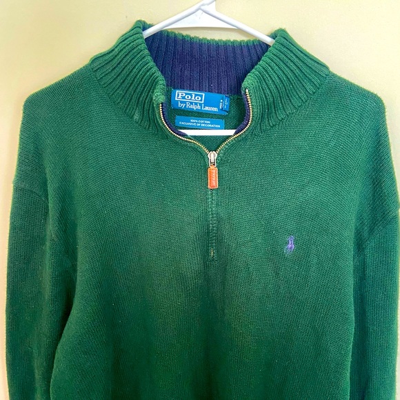 Polo Ralph Lauren Green Pull Over Sweater Men’s XXL